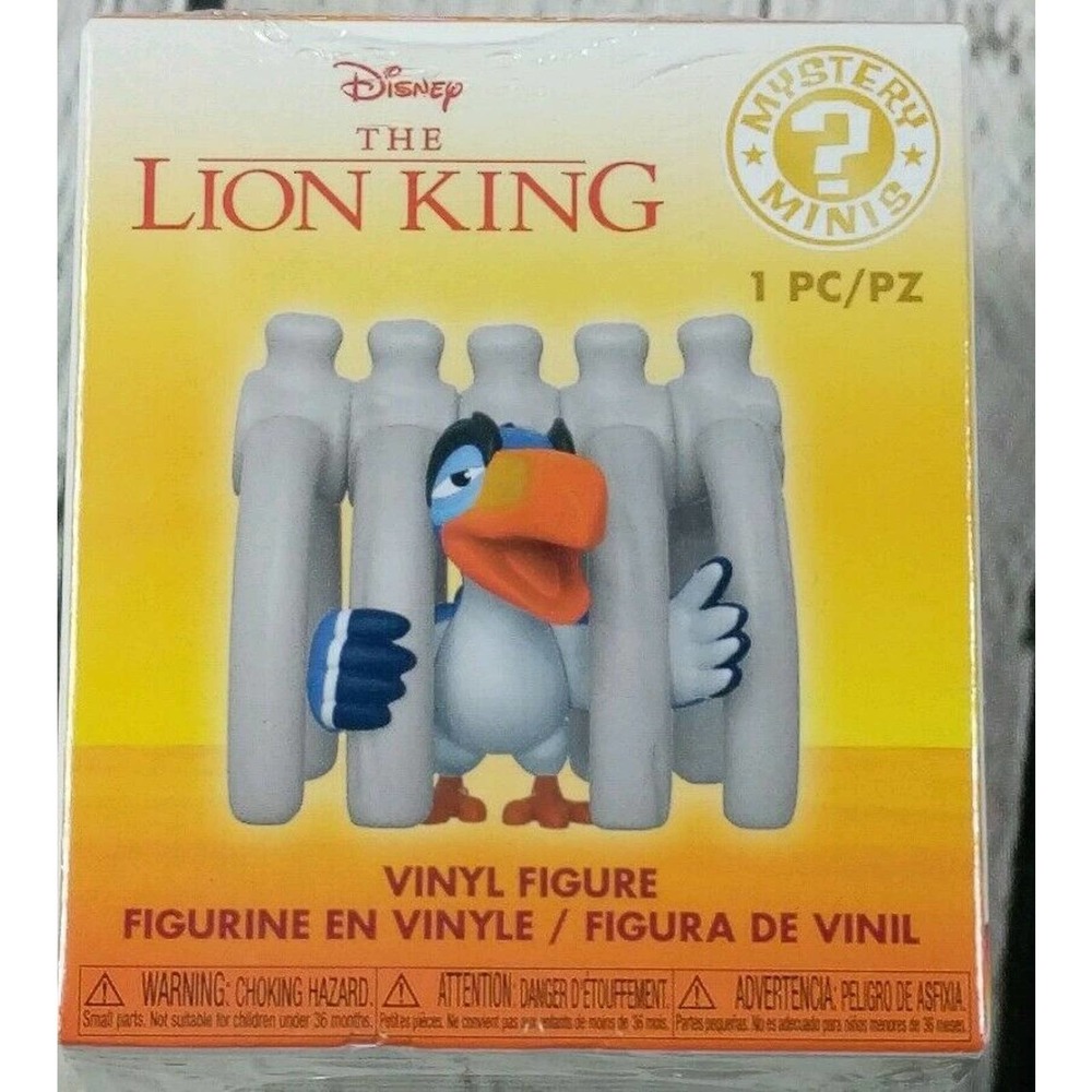 Funko The Lion King Zazu in Rib CAGE Mystery Mini Disney Figure NEW Hot Topic